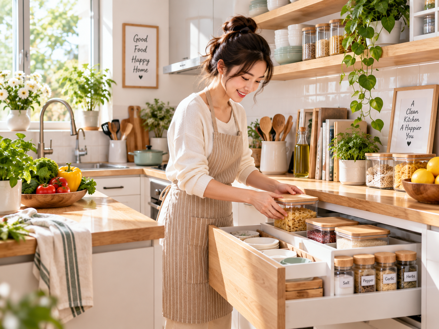 Sắp xếp bếp